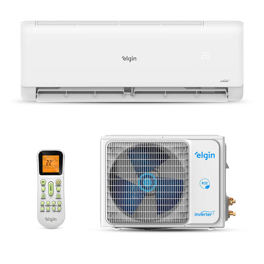 Split Hi-Wall Elgin Eco Inverter II 12.000 Btu/h Frio 220V R-32