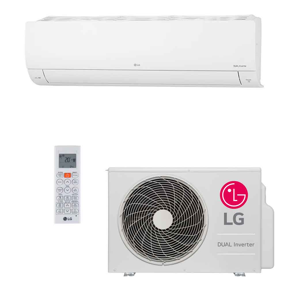 Split Hi-Wall LG Dual Inverter Compact +AI 18.000 BTU/h Frio 220V