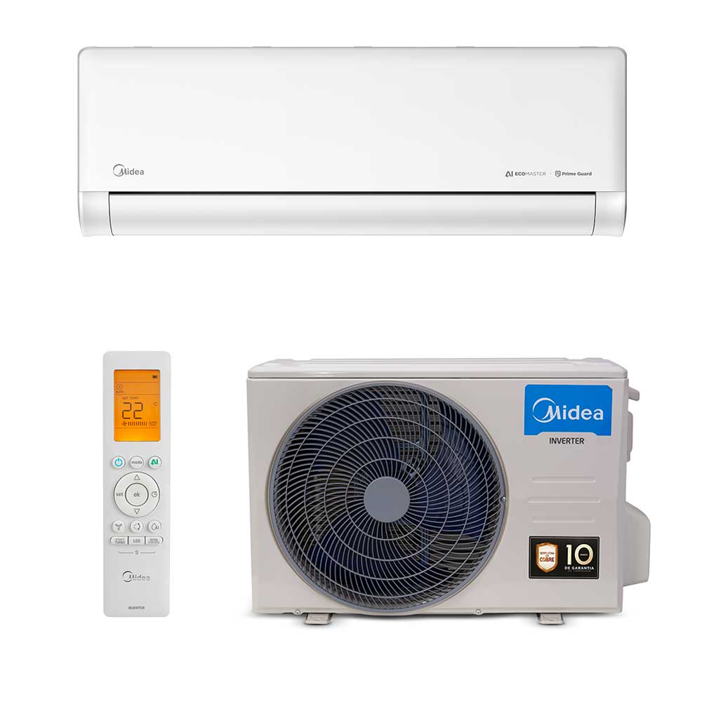 Split Hi-Wall Midea Inverter AI Ecomaster 18.000 BTU/h Frio 220V R-32
